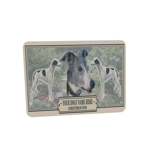 Greyhound Personalised Dog Breed Mouse Mat Gift