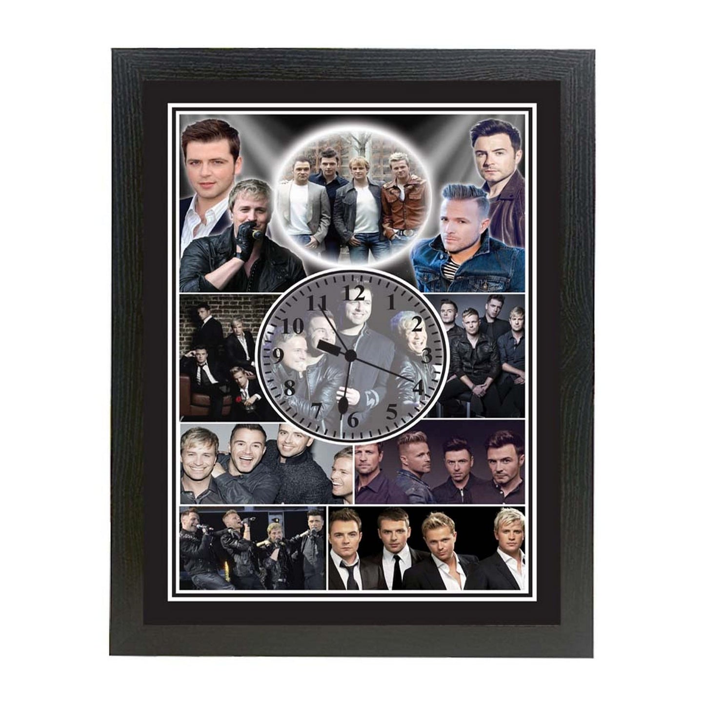 West 'Irish Boy Band' Life Music Icon Framed Wall Mountable Clock Gift