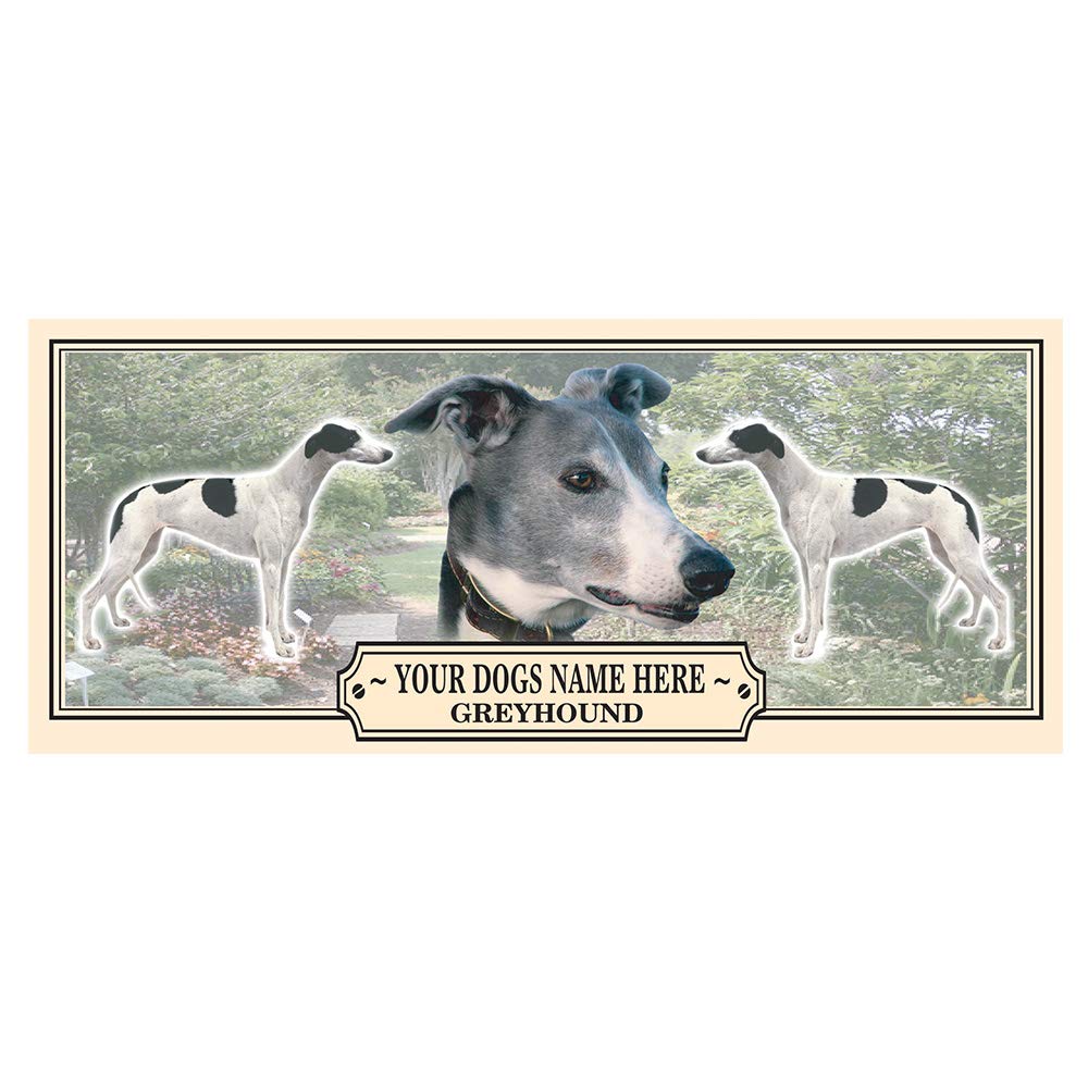 Greyhound Personalised Dog Breed Gift Mug with Treats