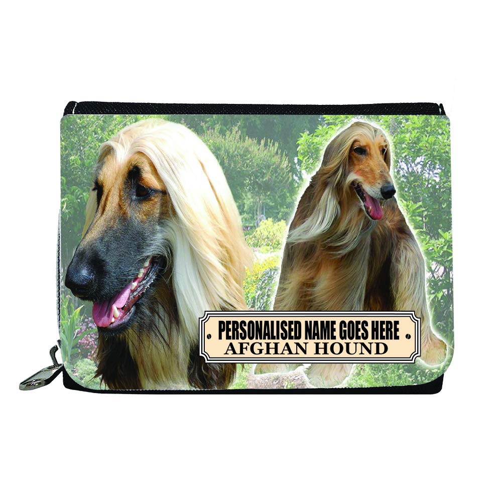 Afghan Hound Personalised Dog Breed Gift Purse