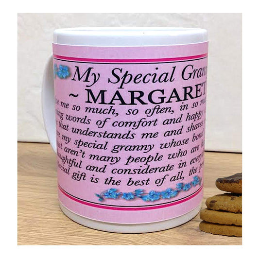 My Special Granny Personalised Poem Verse Gift Mug