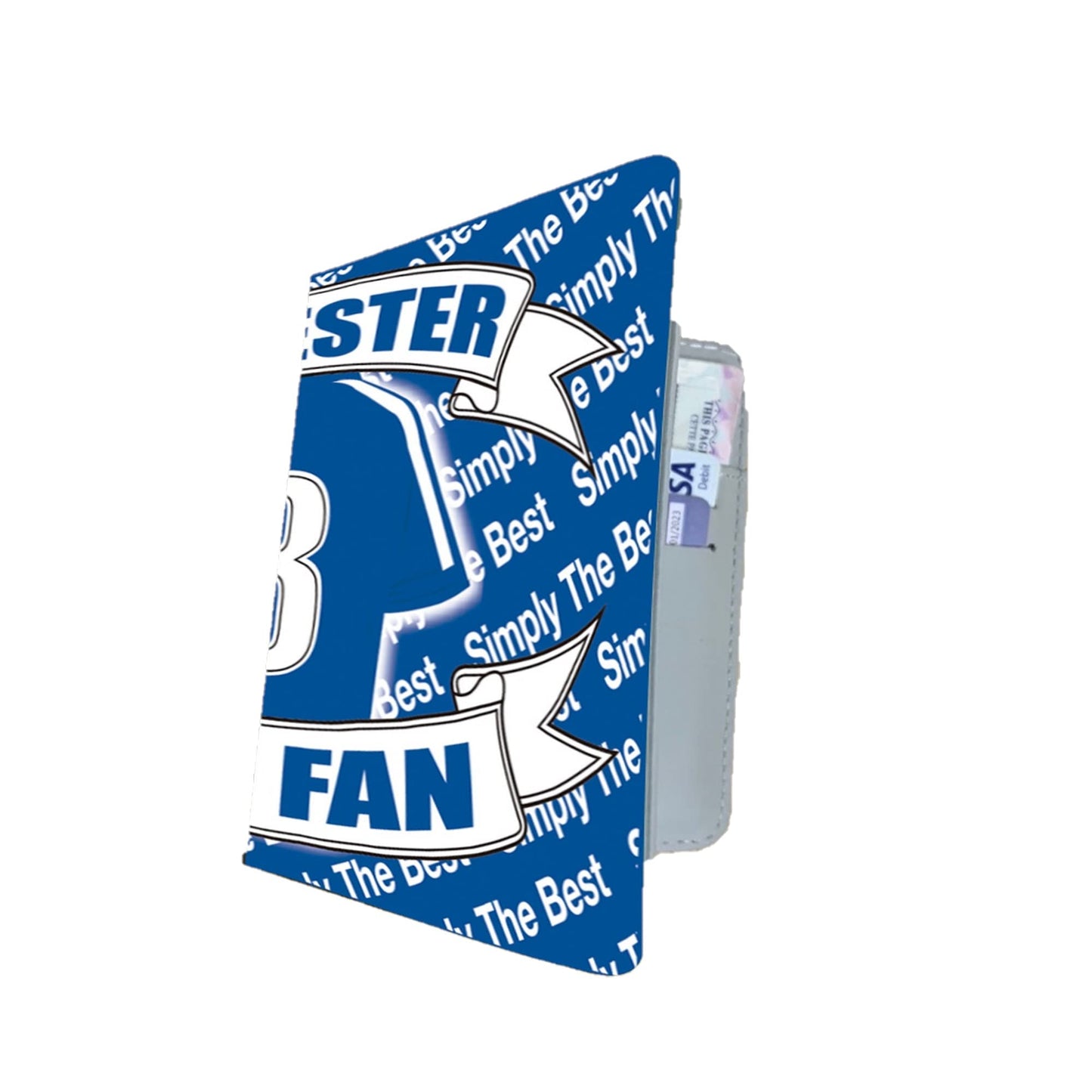 Leicester Football Team Shirt Travel Passport Holder Case Gift Present