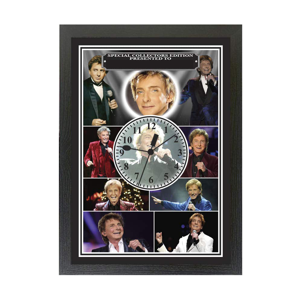 Manilow Personalised Icon Gift Clock