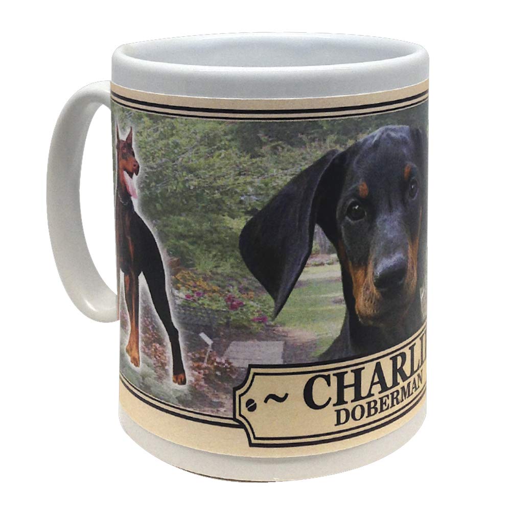 Doberman Personalised Dog Breed Gift Mug