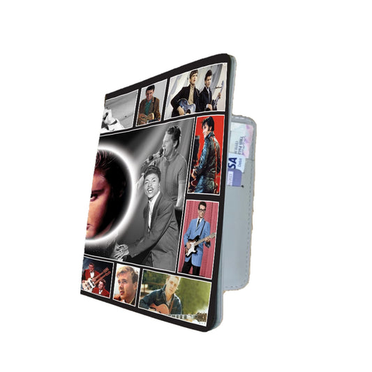 Rock & Roll Greats Icon Travel Passport Case Holder Gift