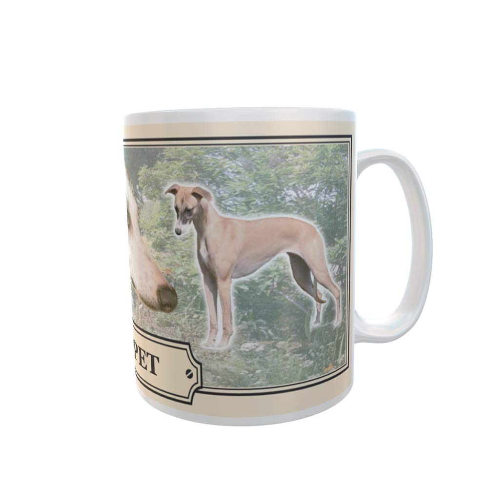 Whippet Dog Breed Gift Mug with Treats