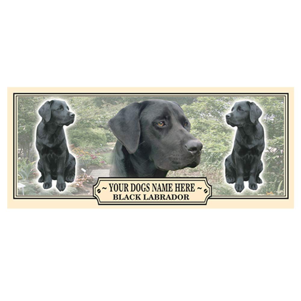 Black Labrador Personalised Dog Breed Gift Mug with Treats