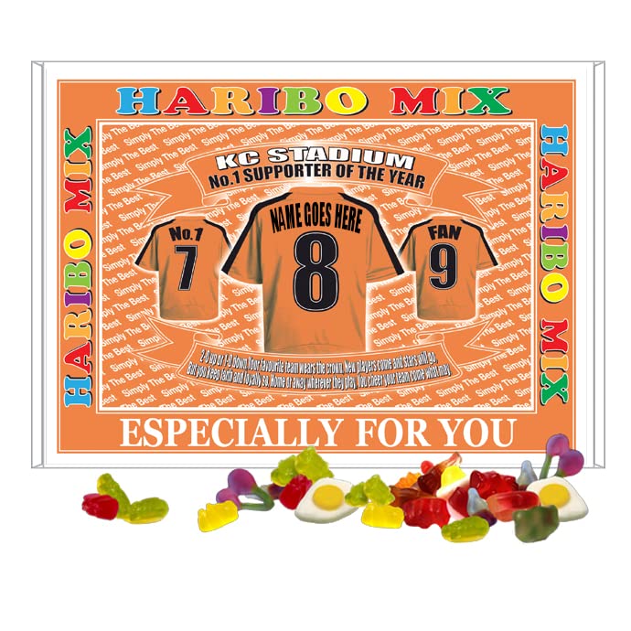 Hull Football Shirt Personalised Gift Boxed Sweets
