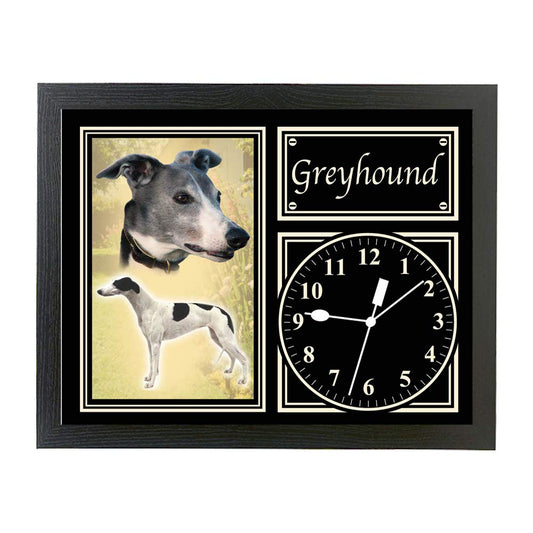 Greyhound Dog Breed Gift Clock