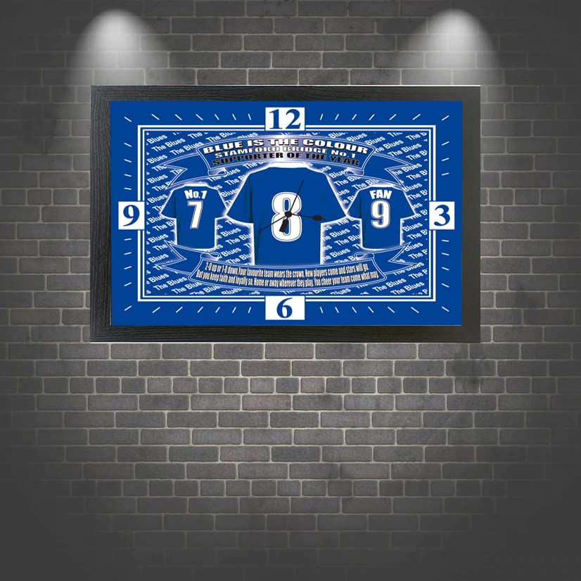 The Pensioners Football Shirt Clock Gift Present