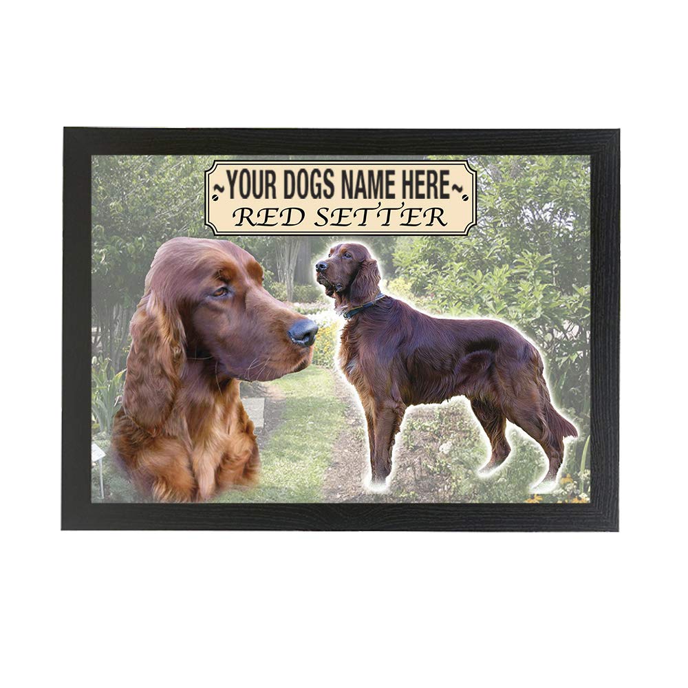 Red Setter Personalised Dog Breed Gift Lap Tray