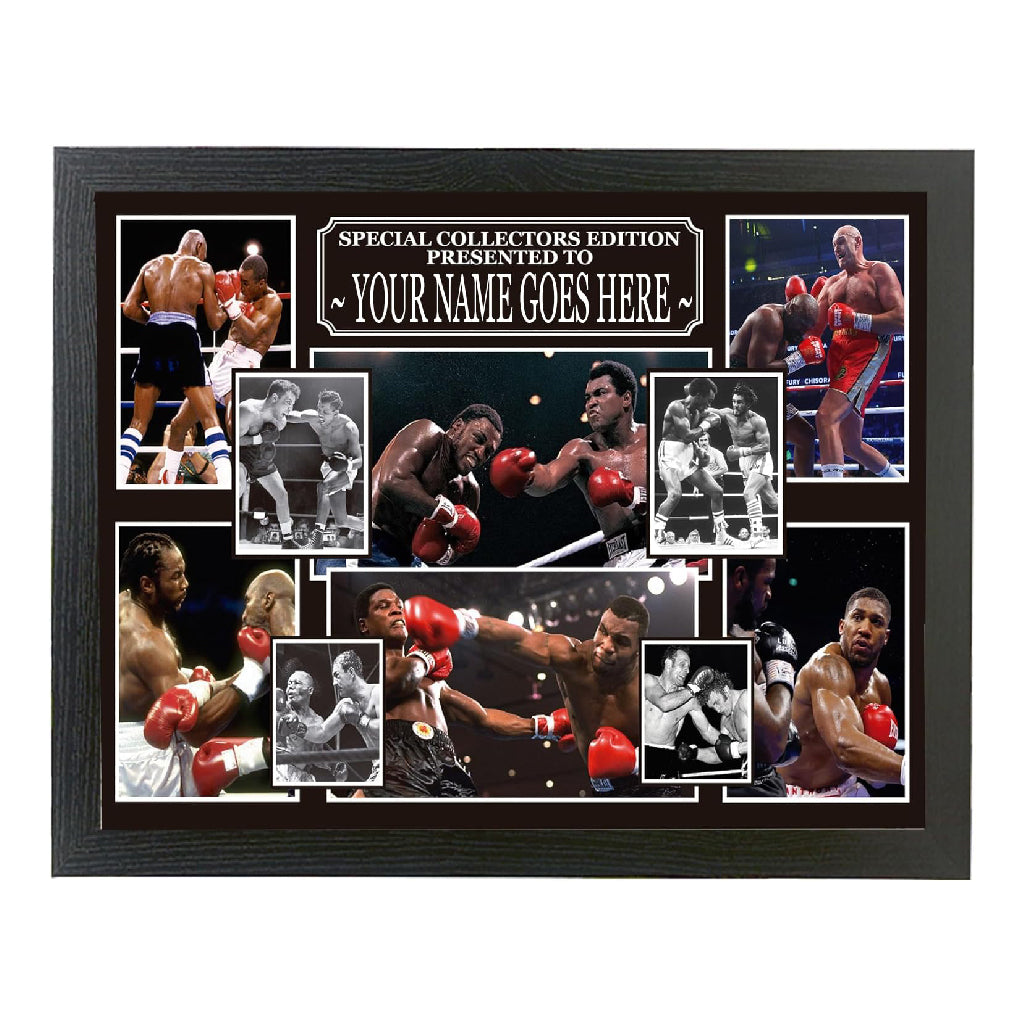 The Greatest Boxing Legends Personalised Picture Framed Gift