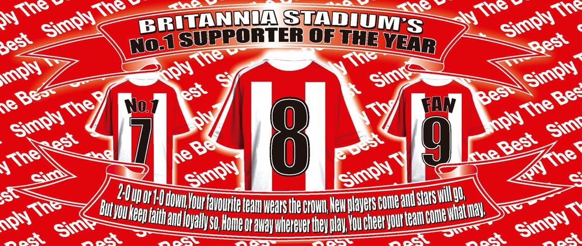 Stoke Football Shirt Silver Aluminium Two Lid Unisex Water Bottle Gift
