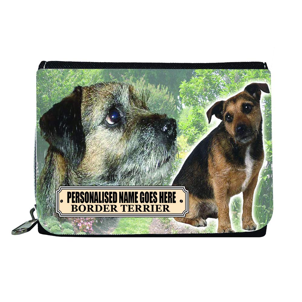 Border Terrier Personalised Dog Breed Gift Purse