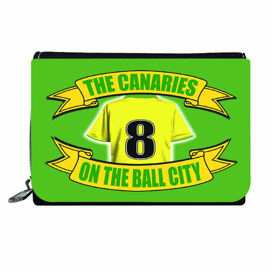 Norwich Personalised Football Shirt Gift Purse
