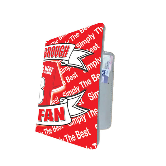 Middlesbrough Football Shirt Personalised Travel Passport Holder Case Gift Present