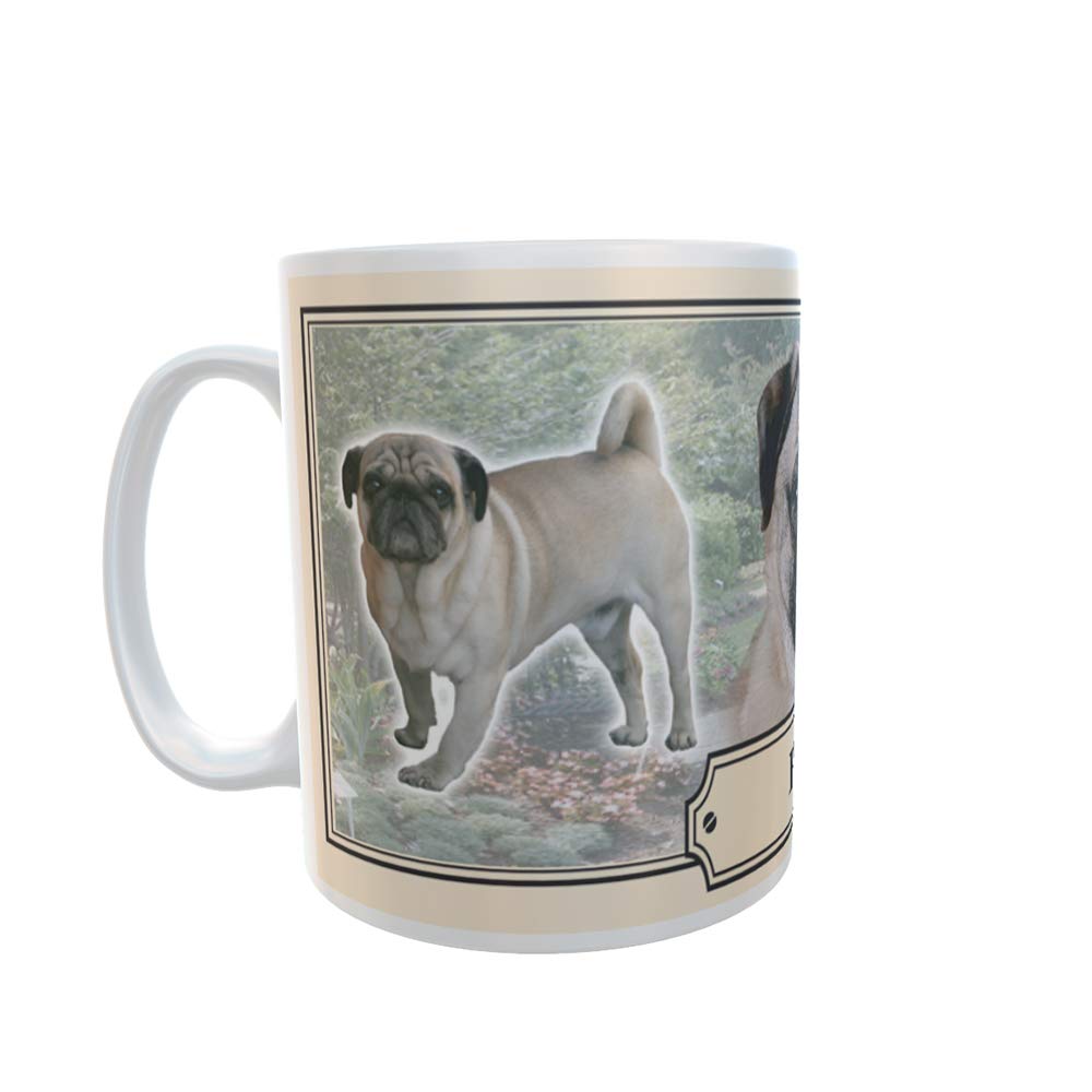 Pug Dog Breed Gift Mug with Treats