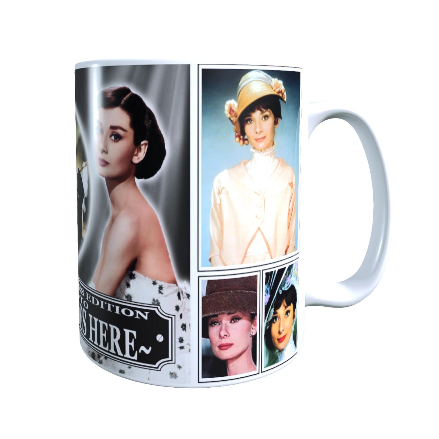 Hepburn Celebrity Icon Personalised Mug Gift Movie Star*Audrey