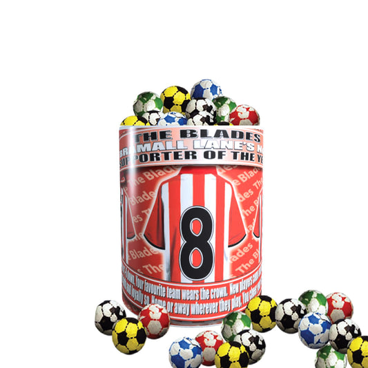 Sheffield U Football Team Shirt Mug Gift with Chocolate Footballs