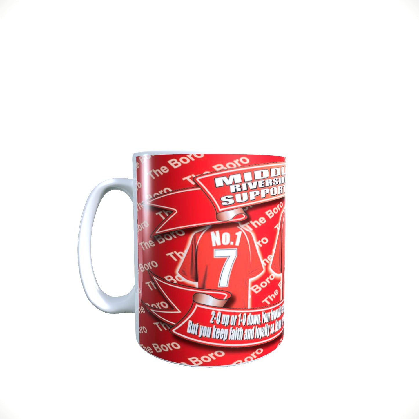 Middlesbrough Football Shirt Lap Tray And Mug Gift Set