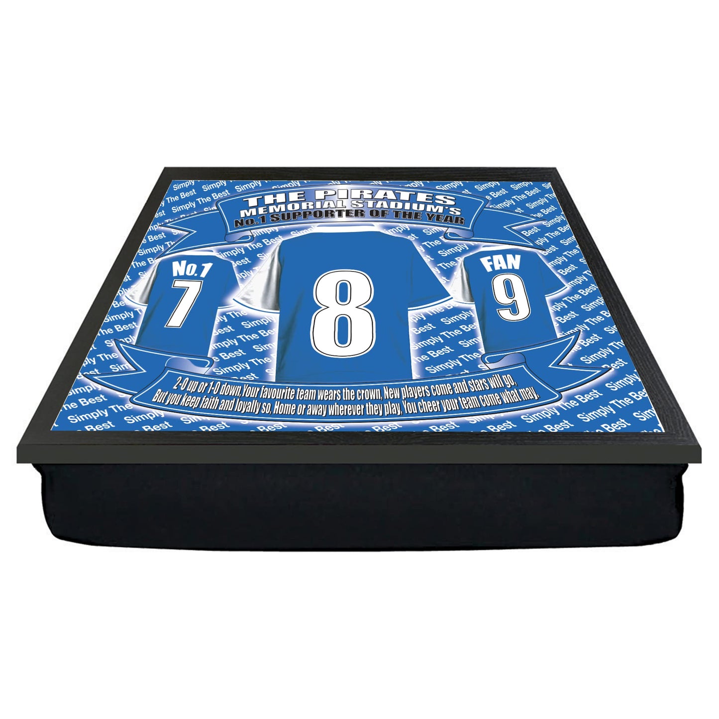 Bristol R Football Shirt Lap Tray Gift