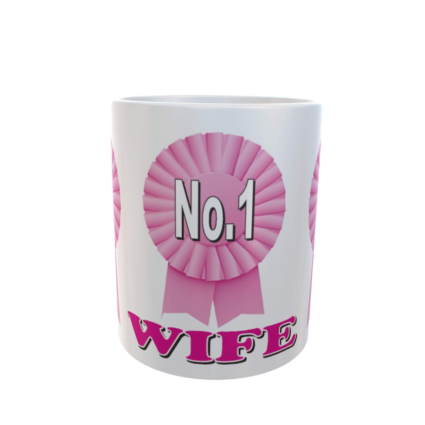 Simply The Best Wife Ceramic Rosette Gift Mug