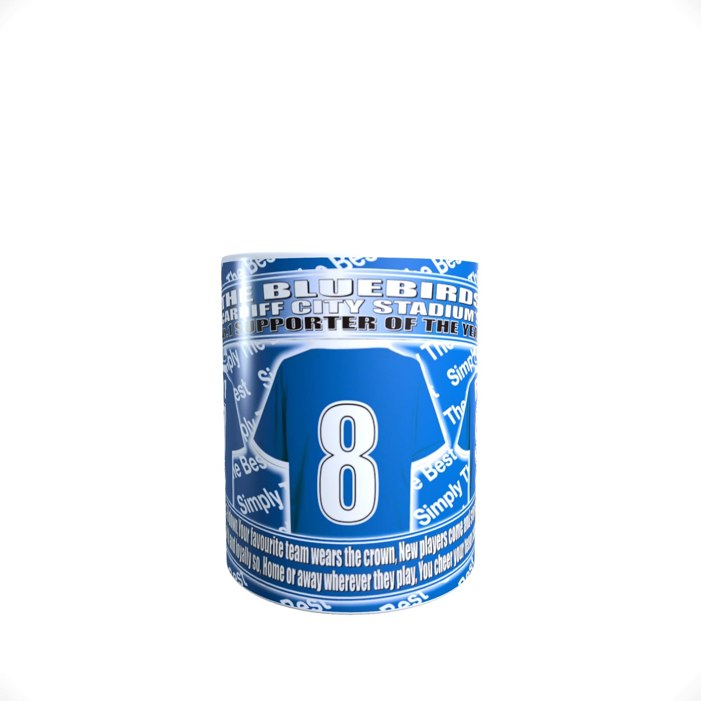 Cardiff Football Team Shirt Mug Gift with Chocolate Footballs