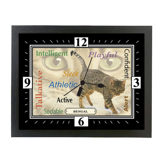 Bengal Cat Breed Gift Clock