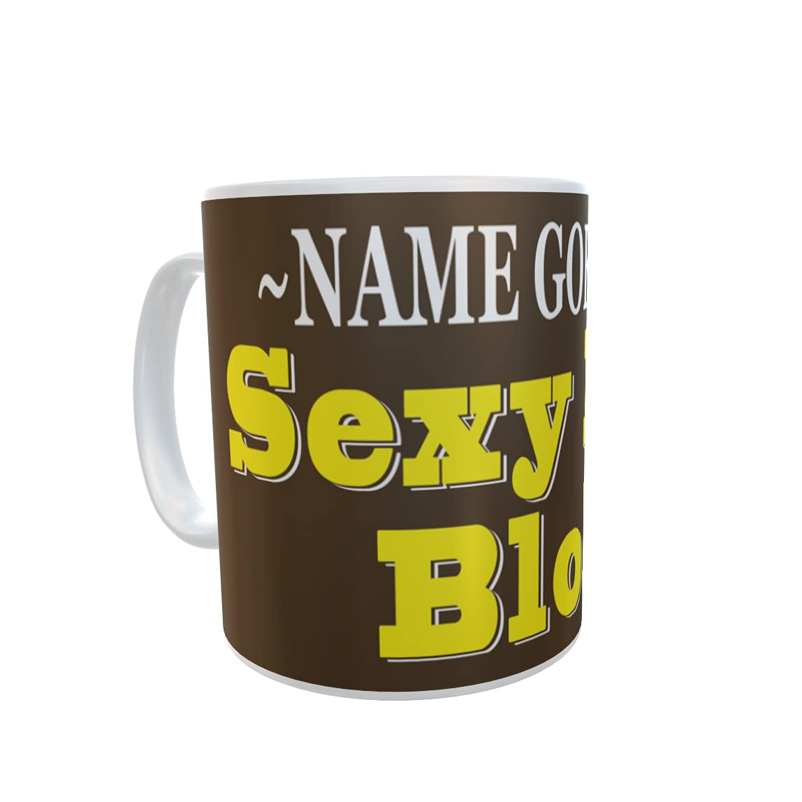 Sexy Bald Bloke Personalised Ceramic Gift Mug