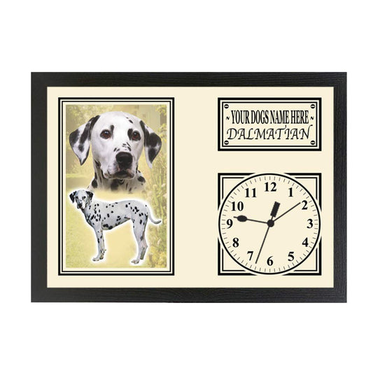 Dalmatian Personalised Dog Breed Gift Clock