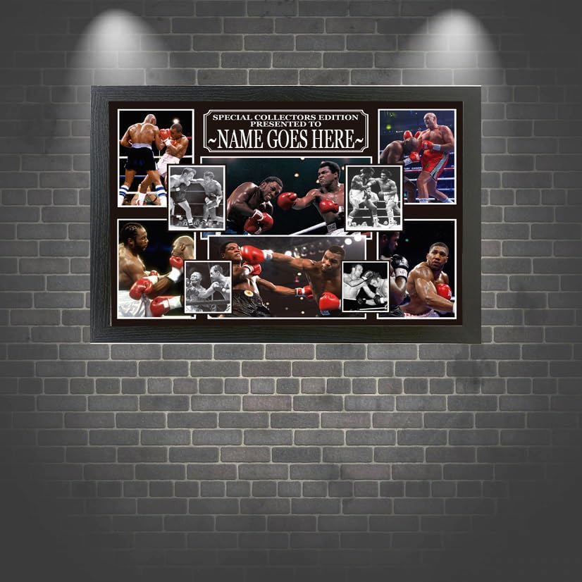 The Greatest Boxing Legends Personalised Picture Framed Gift