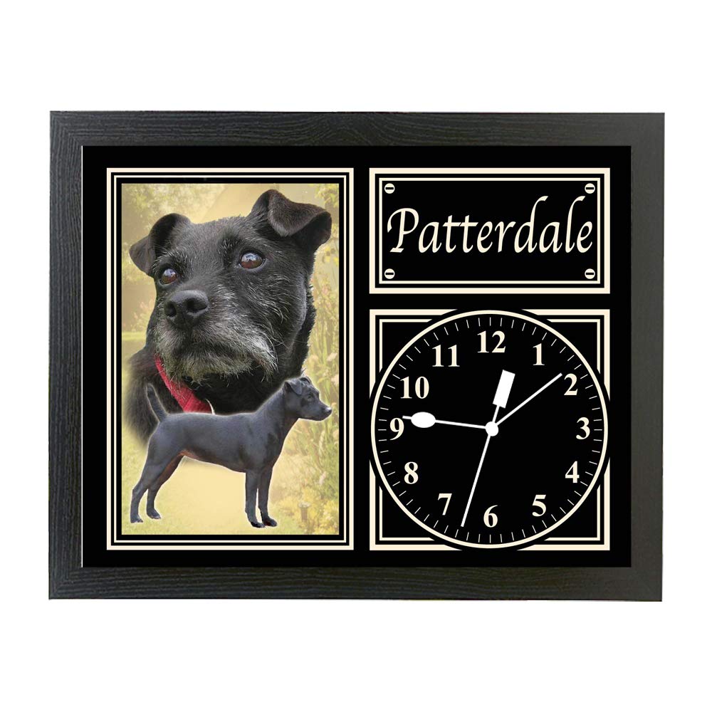 Patterdale Dog Breed Gift Clock