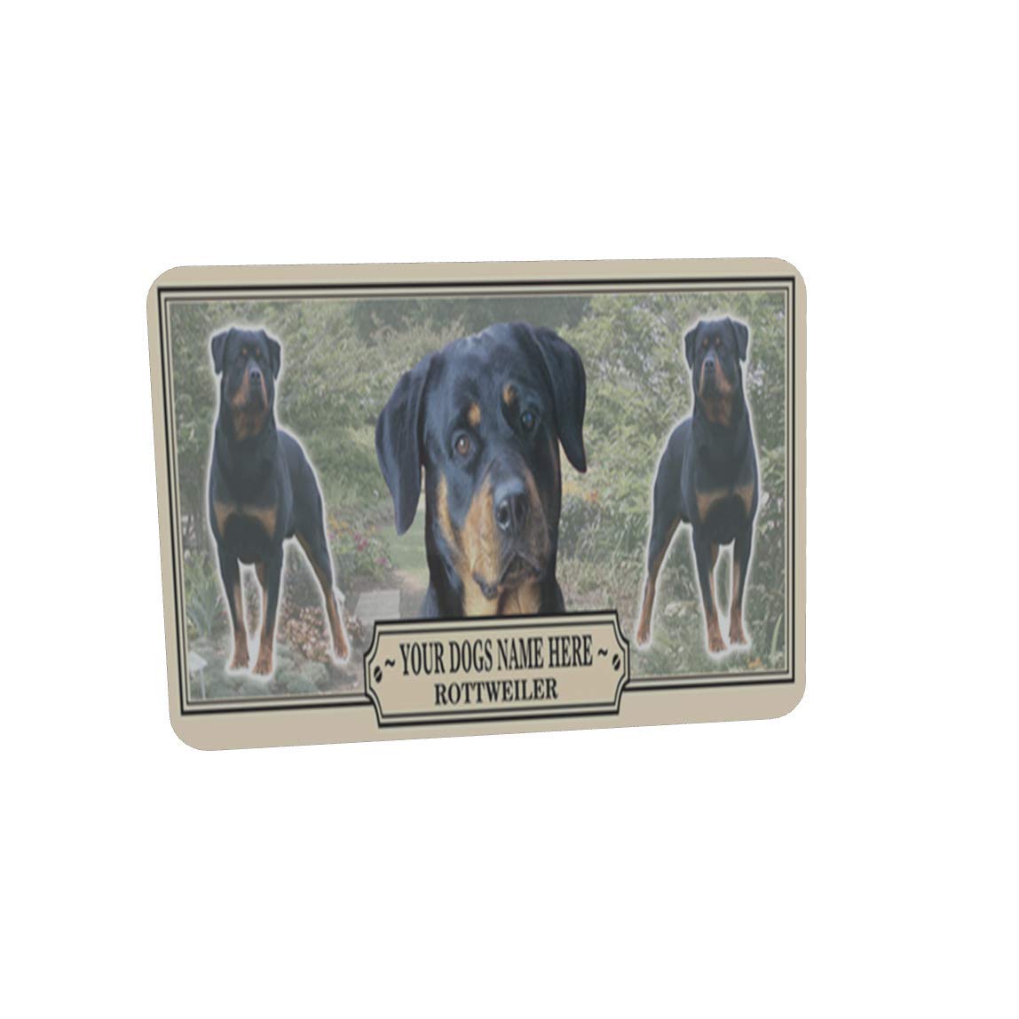 Rottweiler Personalised Dog Breed Mouse Mat Gift