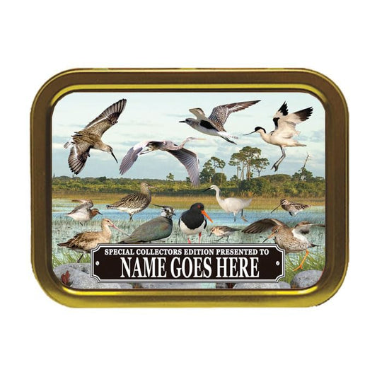 British Wetland Birds Personalised Tobacco Storage Tin & Products Ornithophile, Birder