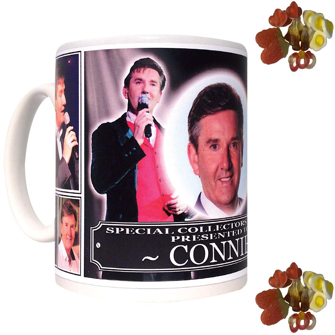 Daniel O'Donnell Personalised Icon Gift Mug with Sweets
