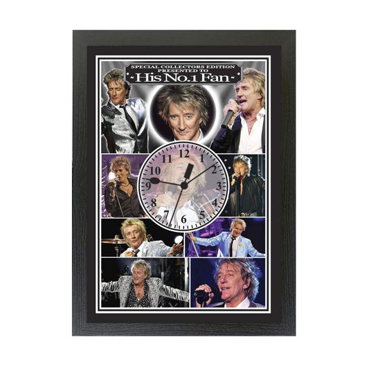 Rod Stewart Icon Gift Clock