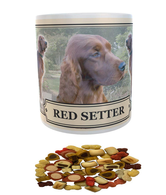 Red Setter Dog Breed Gift Mug with Treats
