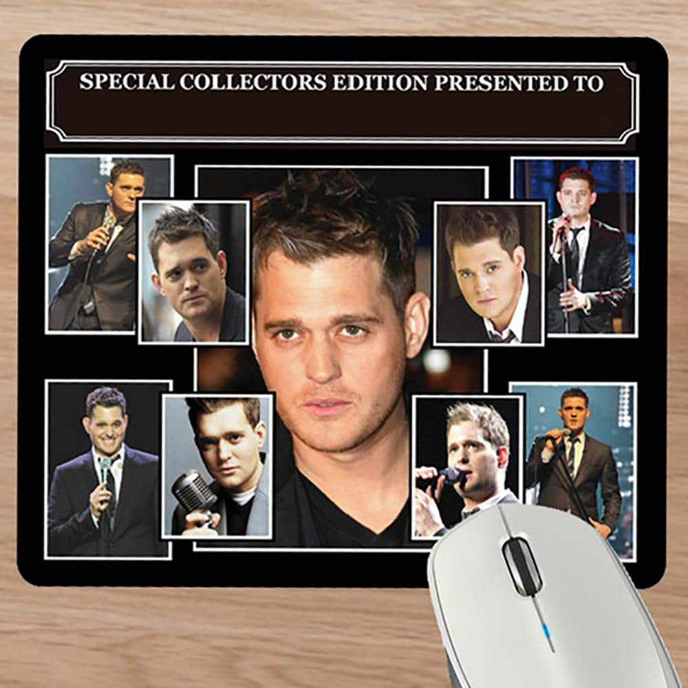 Michael Buble Personalised Icon Mouse Mat Gift