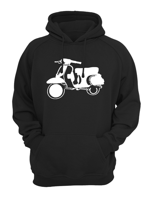 Mod Scooter Slogan Unisex Casual Hoody, Sweatshirt, Sweat Black, Grey