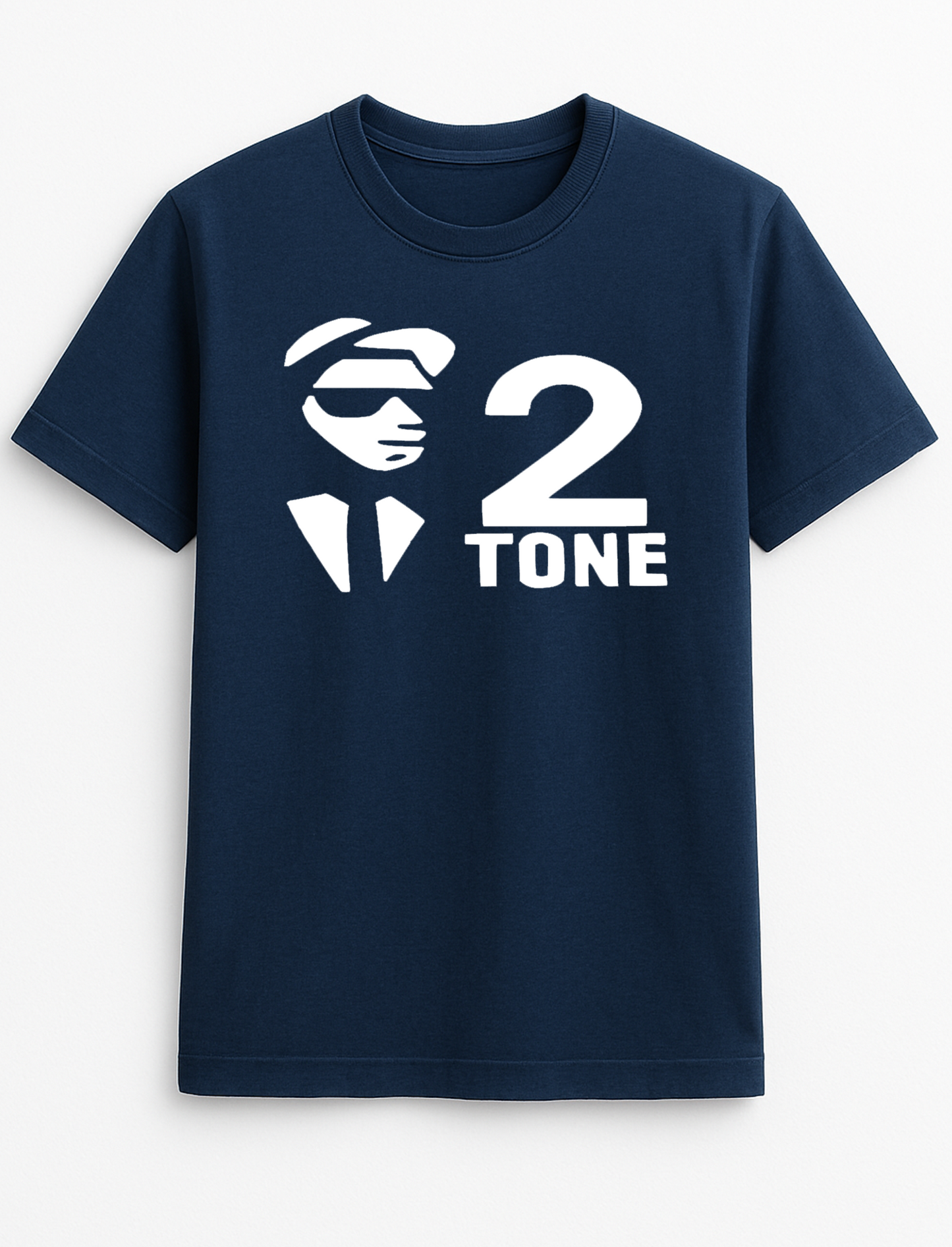 2-Tone Two Tone Ska Slogan Personalised Colours Unisex T-Shirt Gift, Multicoloured, S-XXL
