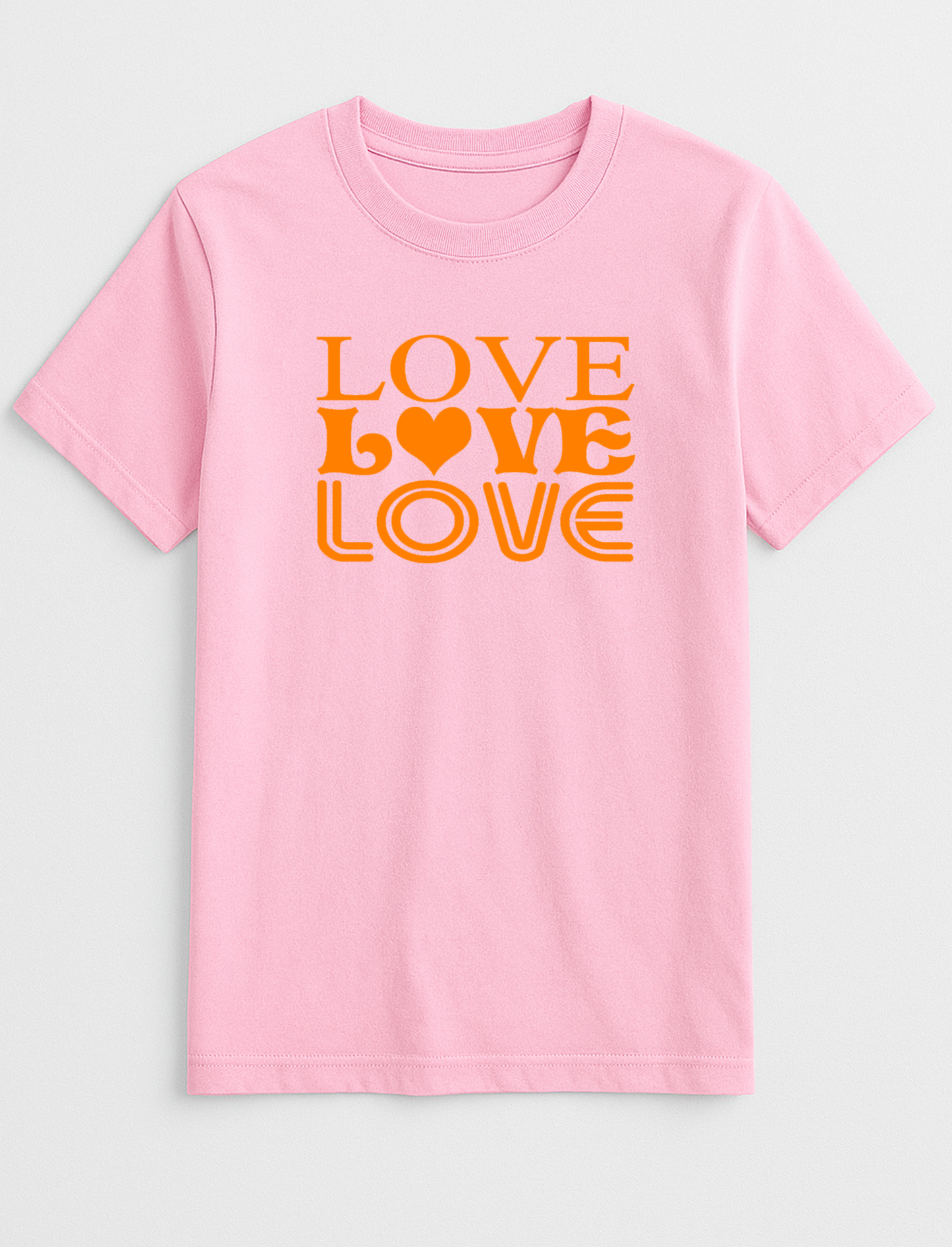 Love Love Love Slogan T-Shirt Gift