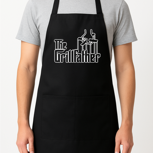 The Grillfather Apron Gift Present Barbeque