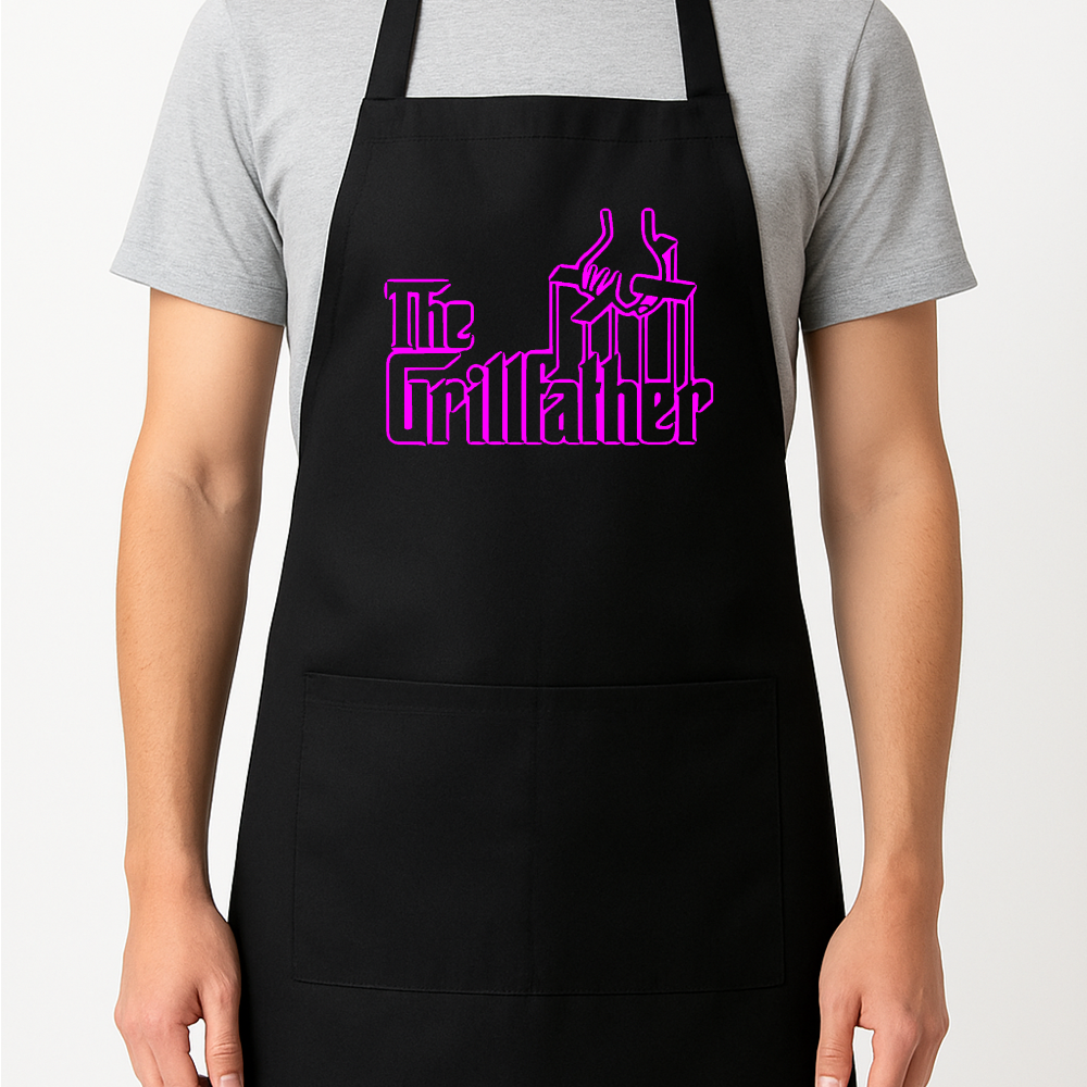 The Grillfather Apron Gift Present Barbeque
