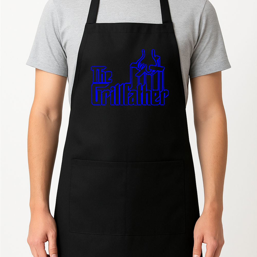 The Grillfather Apron Gift Present Barbeque