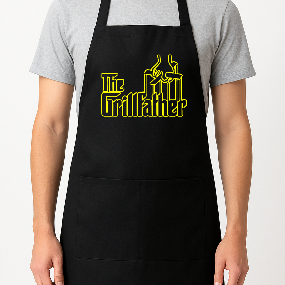 The Grillfather Apron Gift Present Barbeque