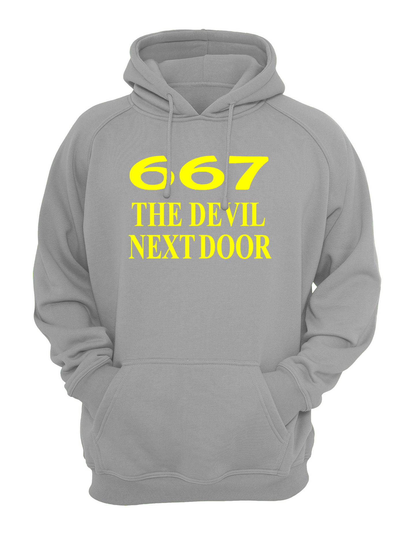 The Devil Next Door Unisex Casual Hoody, Sweatshirt, Sweat Black, Grey