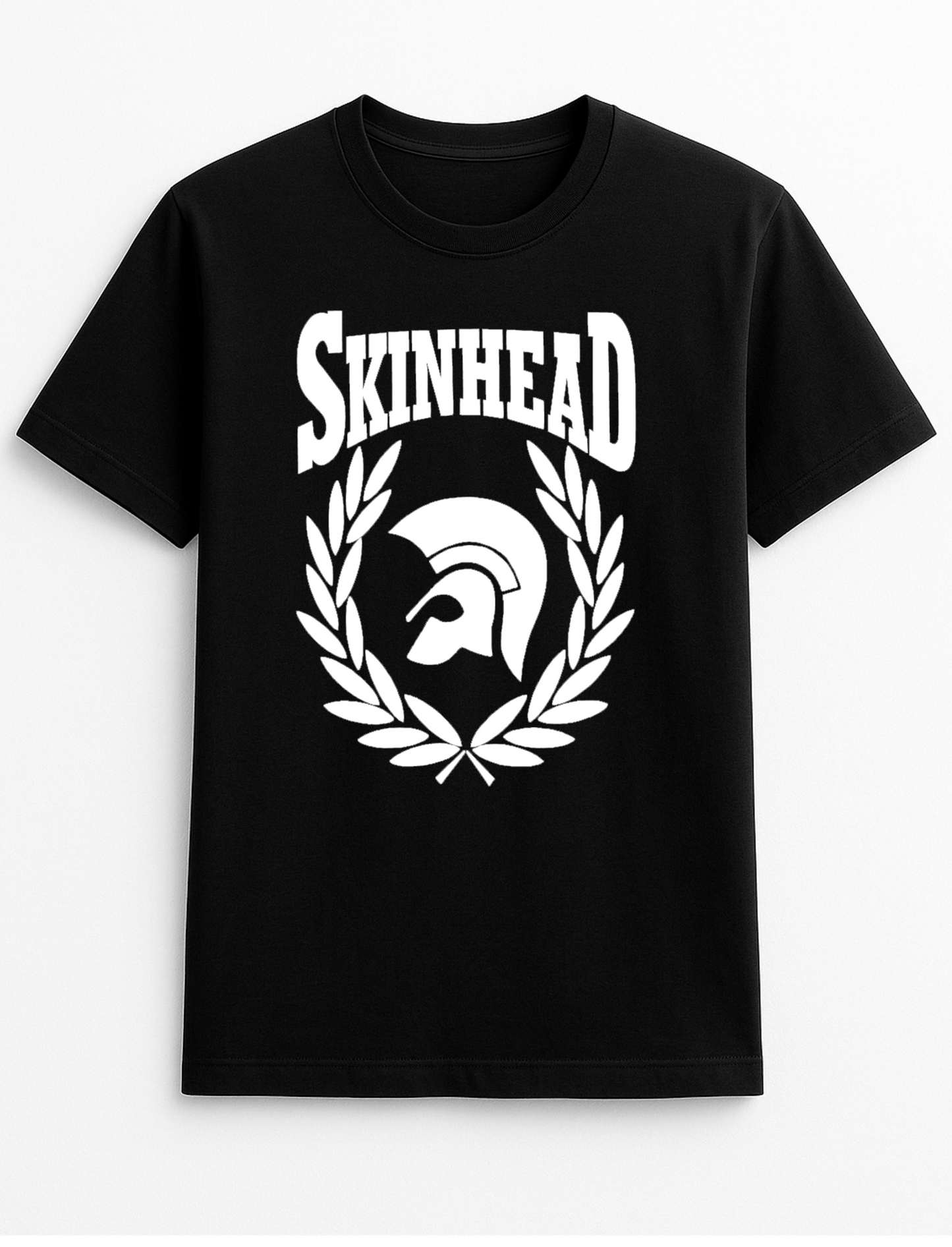 Skinhead Trojan Slogan Personalised Colours Unisex T-Shirt Gift Black, S-XXL