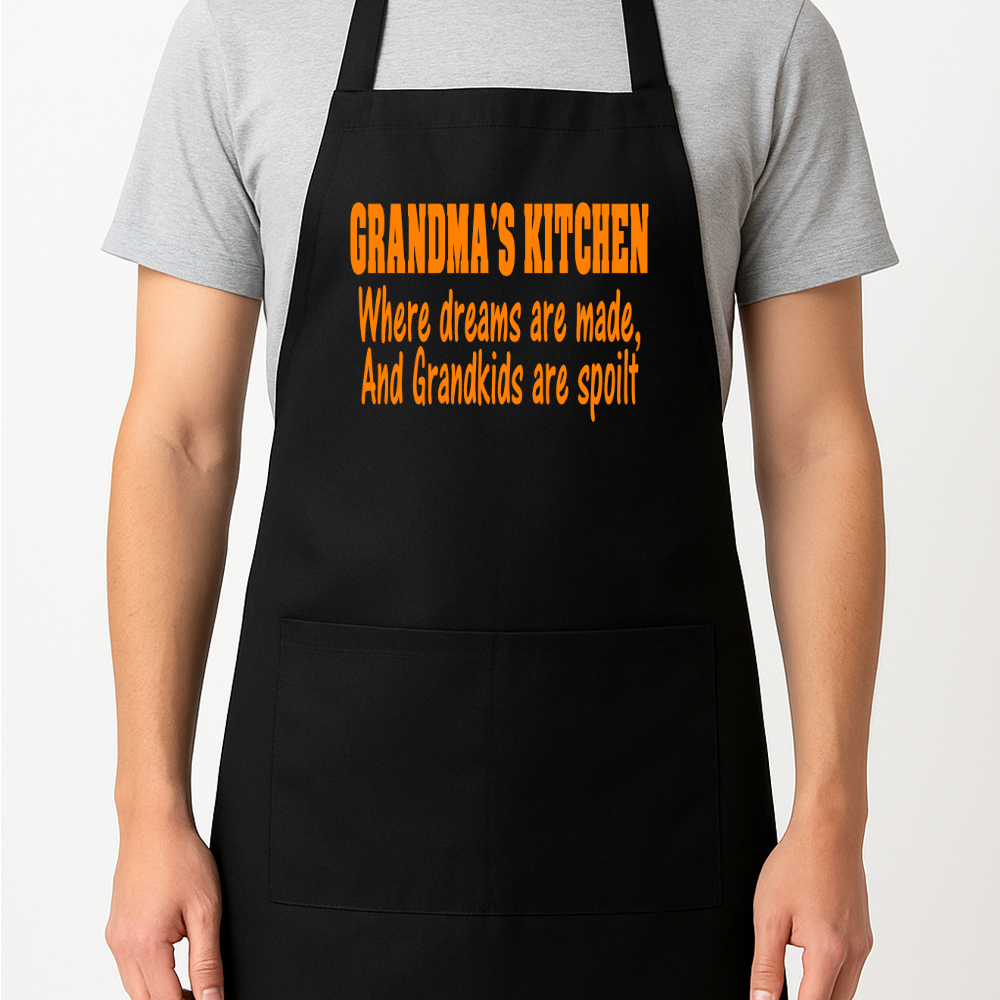 Grandma's Kitchen Apron Gift Present Barbeque Nanny Nanna Granny