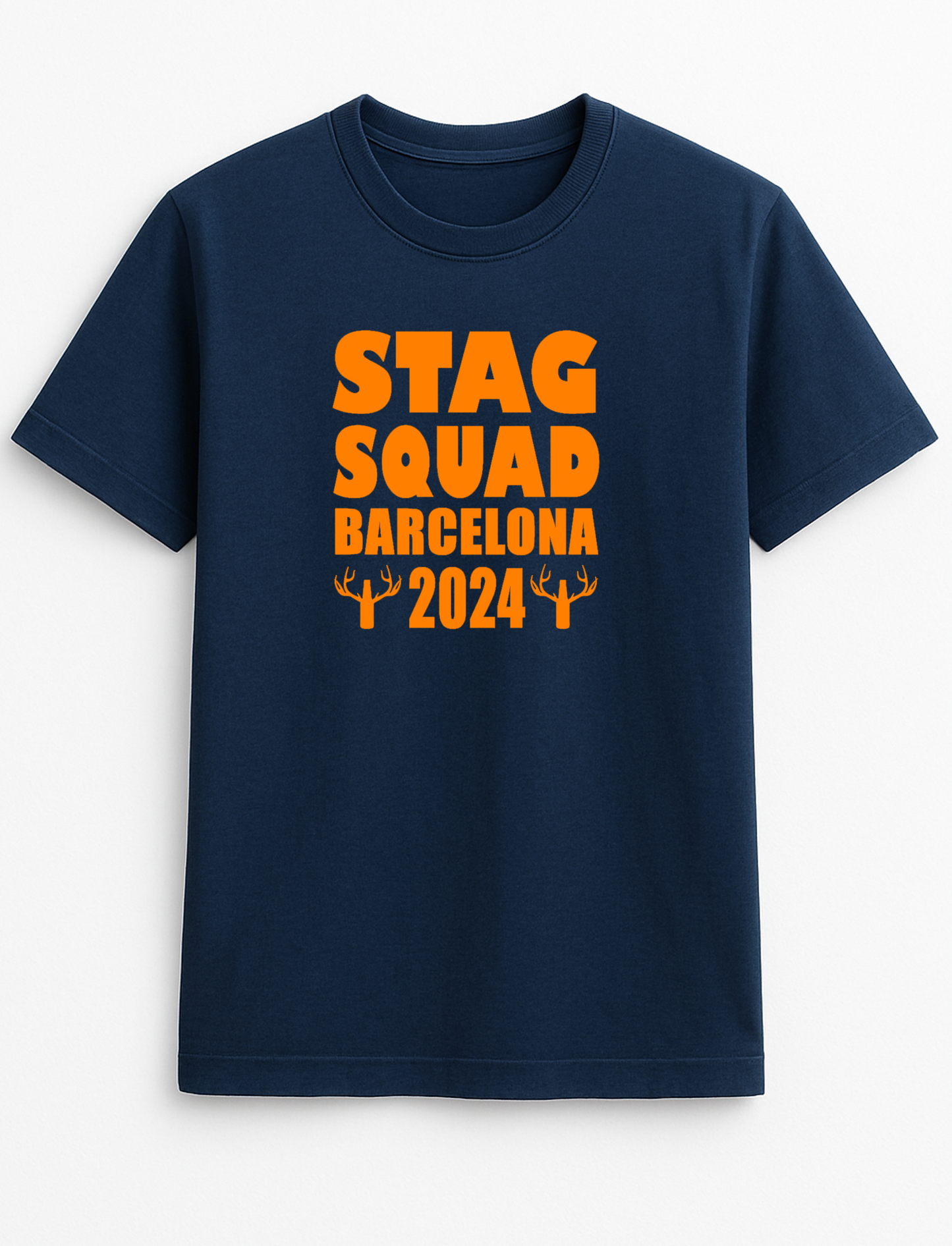 Stag Squad Your Destination and Year Customised Slogan T-Shirt Gift