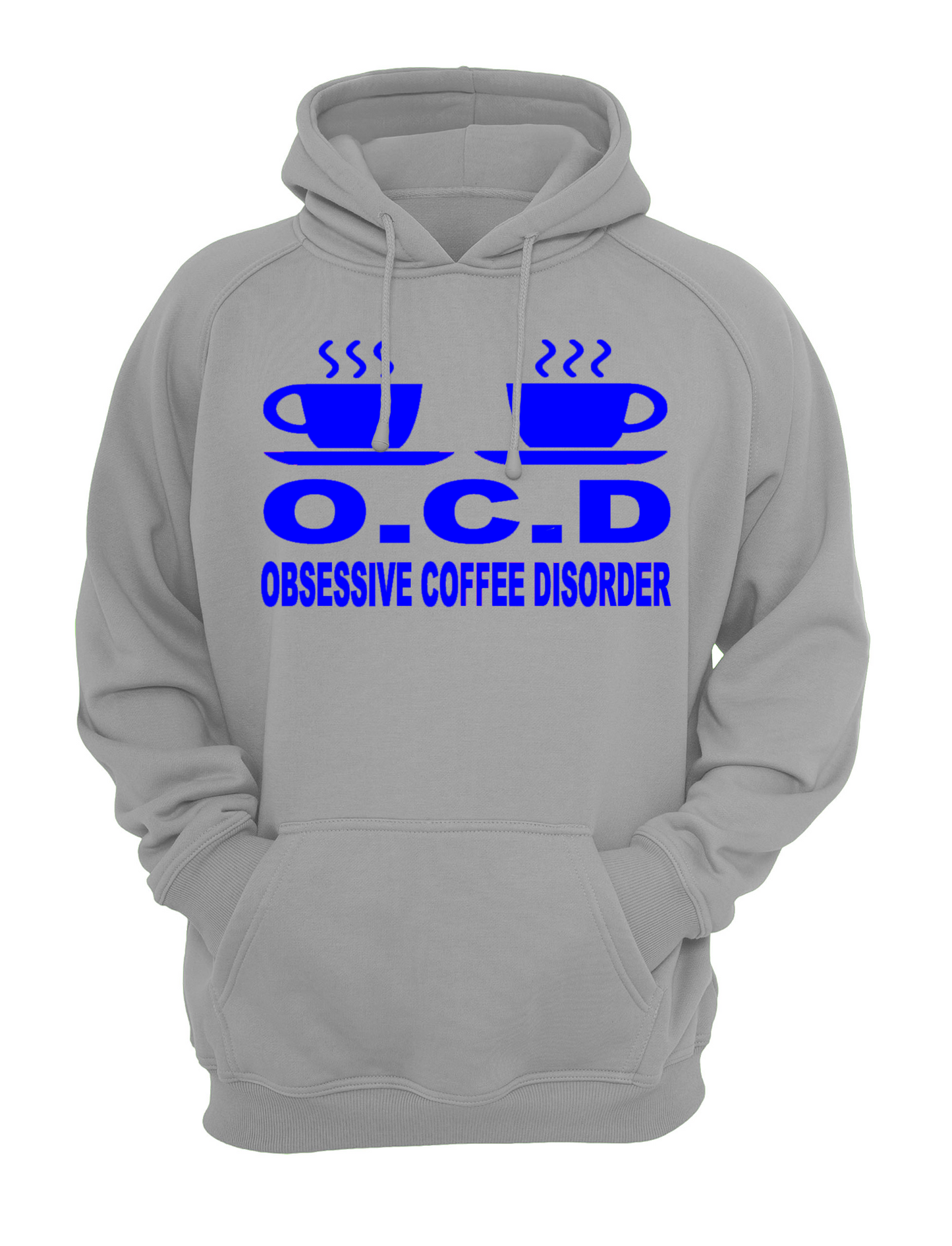 O.C.D 'Obsessive Coffee Disorder' Slogan Unisex Casual Hoody, Sweatshirt, Sweat